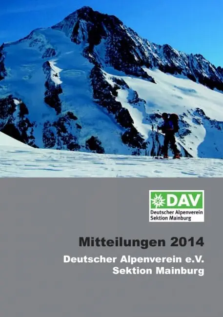 Mitteilungen 2014 | © Sektion Mainburg des Deutschen Alpenvereins (DAV) e.V.